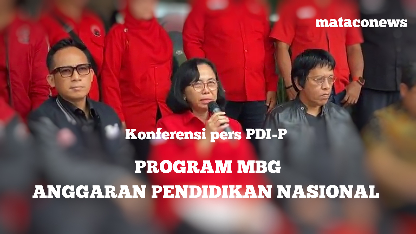 Suasana konferensi pers DPP PDI-P, Jakarta
