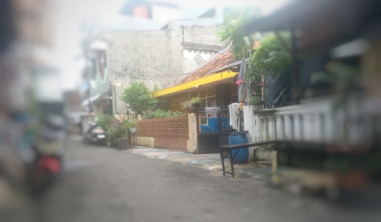 Ilustrasi.Halaman rumah warga masyarakat, Kemayoran, Jakarta pusat.