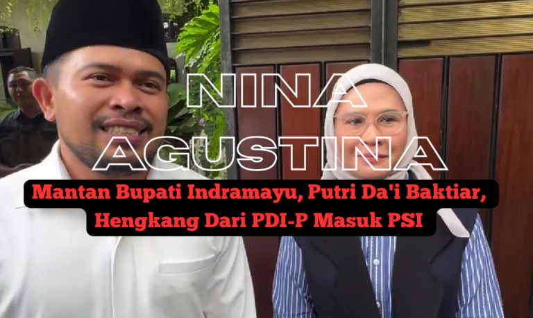 Mantan Bupati Indramayu, Nina Agustina, mengunjungi Jokowi, mengajukan masuk PSI, dan meninggalkan PDI-P