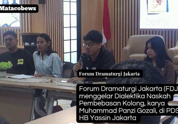 Forum Dramaturgi Jakarta, menggelar Dialektika Naskah Pembebasan Kolong, karya Muhammad Panzi Gozali