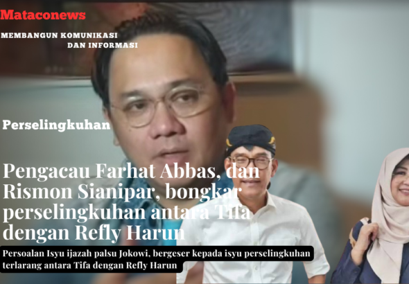 Pengacara kondang, Farhat Abbas, akan mengejar informasi terkait perselingkuhan antara Tifa dengan Refly Harun
