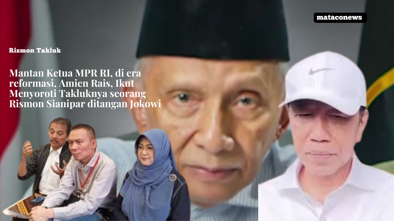 Mantan Ketua MPR RI, Amien Rais, ikut Menyoroti Rismon Sianipar