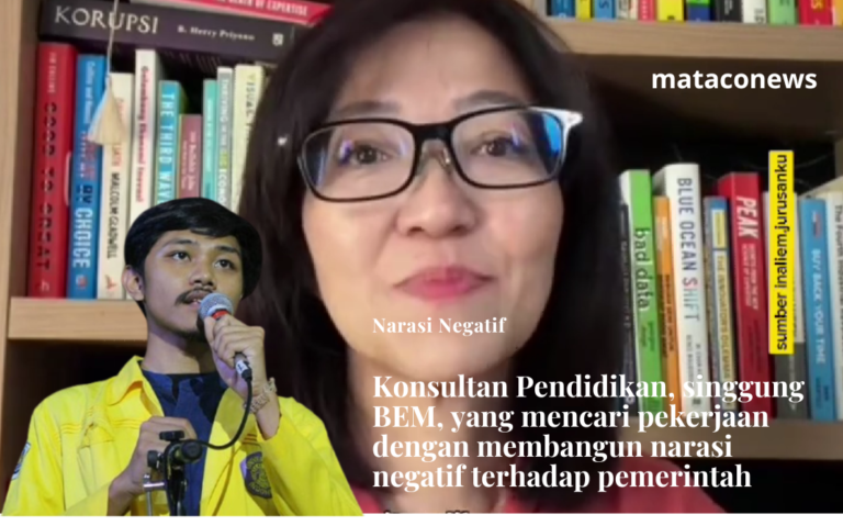 Konsultan Pendidikan, singgung BEM mencari pekerjaan dengan membangun narasi negatif terhadap pemerintah