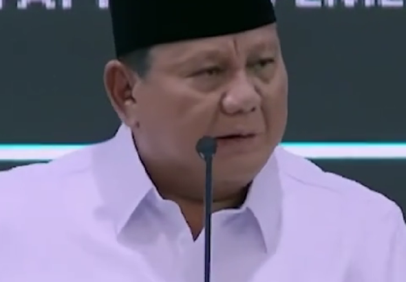 Presiden Republik Indonesia, Prabowo Subianto, menyoroti Fenomena sebahagianya masyarakat yang getol mengkritik pemerintahannya
