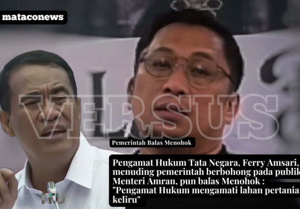 Pakar hukum tata negara, Ferry Amsari, menuding pemerintah melakukan pembohongan publik