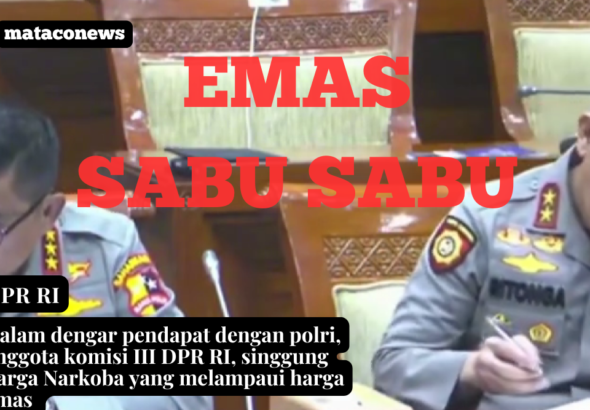 Anggota komisi III DPR RI, melakukan rapat dengan pendapat dengan polri
