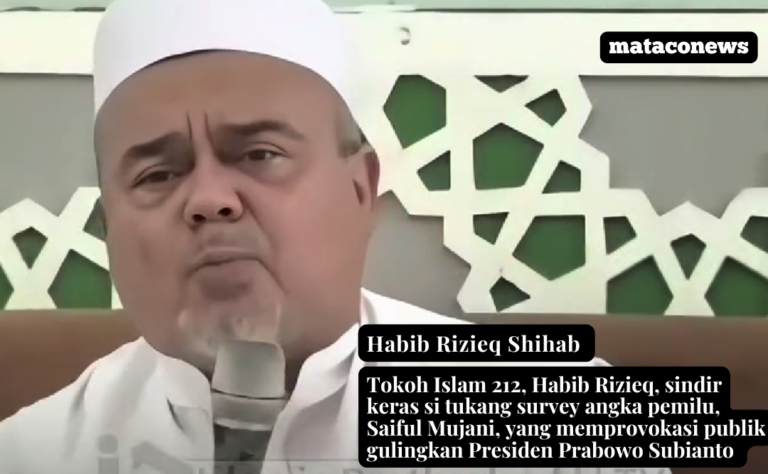 Habib Rizieq Shihab, sindir keras si tukang survey