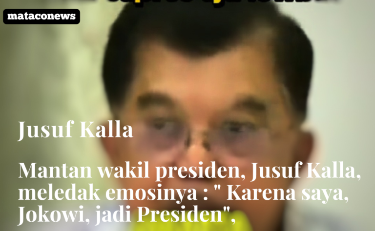 Mantan wakil presiden, Jusuf Kalla, ungkit jasa dirinya terhadap Jokowi, menjadi presiden