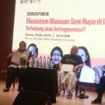 Para narasumber Diskusi Publik "Ekosistem Museum Seni Rupa Indonesia" di Gallery Nasional