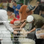 Kegiatan Makan Soto Berjama'ah di Plaza Sukamulia