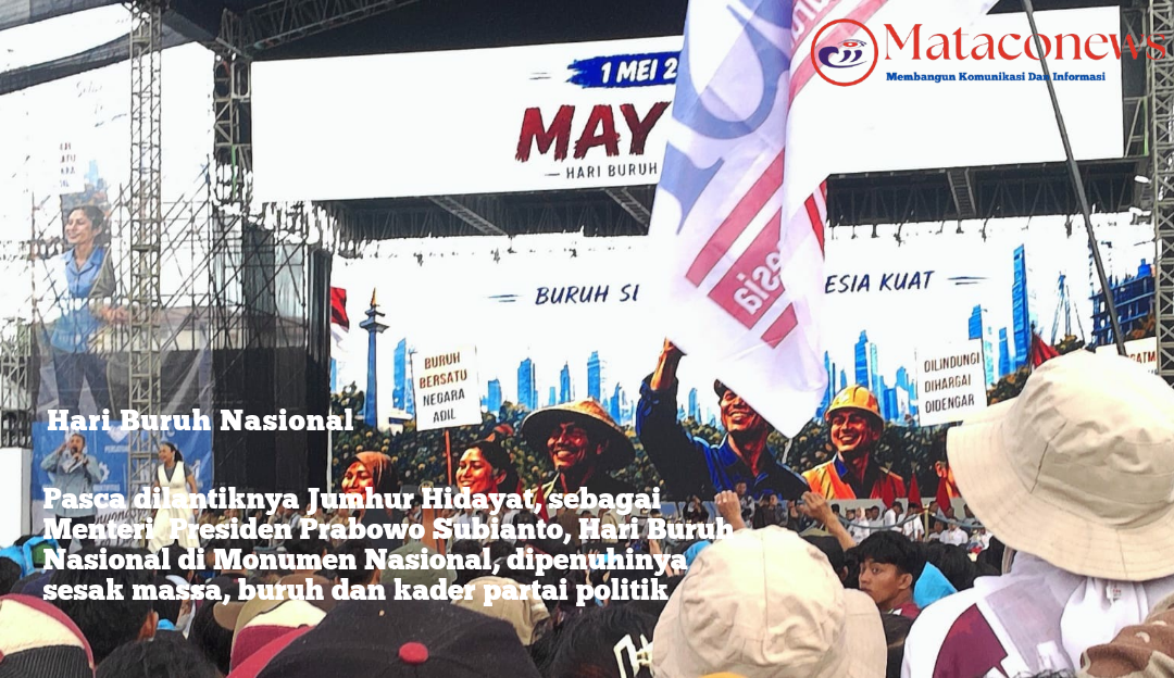 Panggung selebritis, Hari Buruh Nasional, Jumat 1 Mei 2026, Monumen Nasional, Jakarta