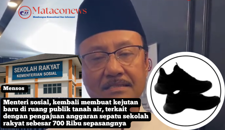 Menteri sosial, Saifullah Yusuf, memberikan klarifikasi terkait pengadaan sepatu untuk sekolah rakyat