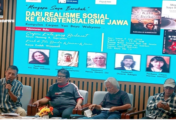 Peluncuran buku di PDS HB YASSIN, Taman Ismail Marzuki, Cikini, Jakarta pusat