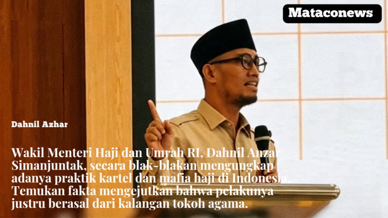 Wakil Menteri Haji, Dahnil Azhar, Ungkap Kartel Haji