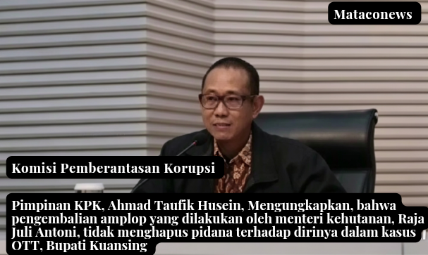 KPK, pengembalian amplop OTT, tidak menghapus pidana
