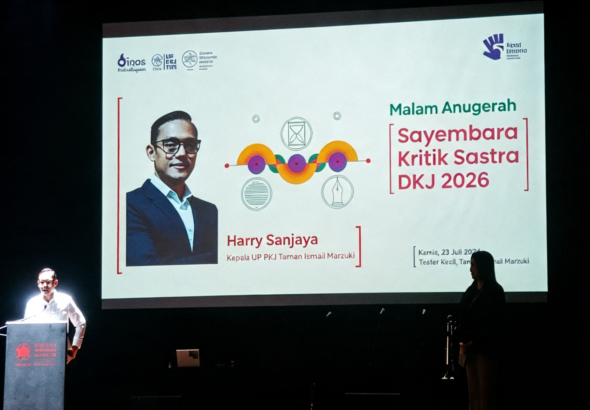 Sambutan Kepala Up Pkj TIM, Harry Sanjaya