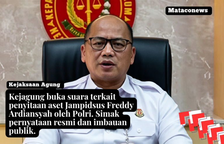 Kejaksaan agung, memberikan keterangan pasca penggeledahan yang dilakukan penyidik polri