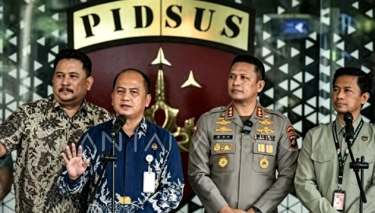 Konferensi pers kejaksaan agung