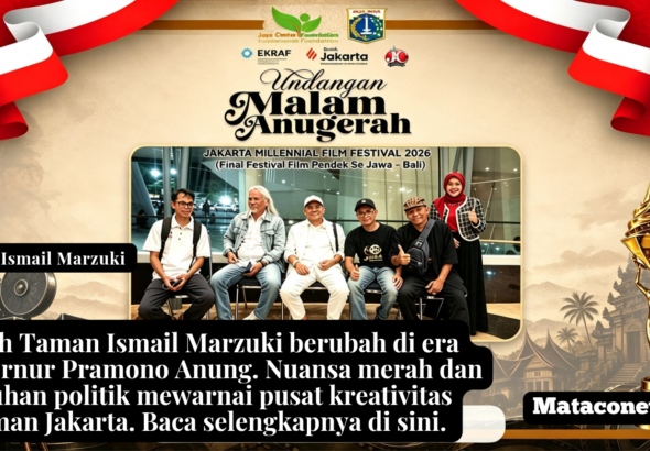 Jurnalis, seniman, akademisi, dan lainnya menghadiri malam' anugerah festival film