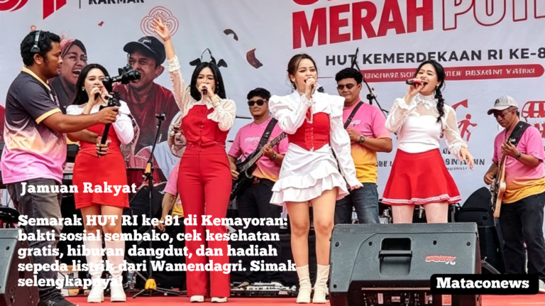 Musik dangdut Di Acara Semarakkan Kemerdekaan HUT RI